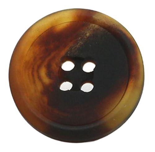 Knöpfe aus Kunstharz, matt, kaffeefarben, 18 mm, 10 Stück Knöpfe aus Kunstharz, matt, kaffeefarben, 18 mm, 10 Stück von Bihahyj