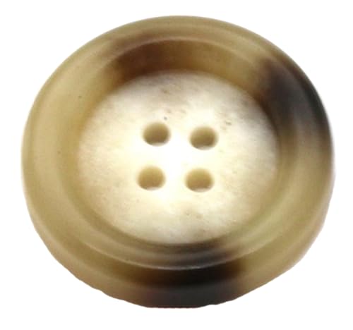 Knöpfe aus Kunstharz für Anzüge und Mäntel, Khaki, 15 mm, 10 Stück Knöpfe aus Kunstharz für Anzüge und Mäntel, Khaki, 15 mm, 10 Stück von Bihahyj