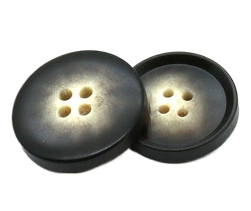 Knöpfe aus Kunstharz für Mäntel und Anzüge (Kaffee, 23 mm), 10 Stück von Bihahyj