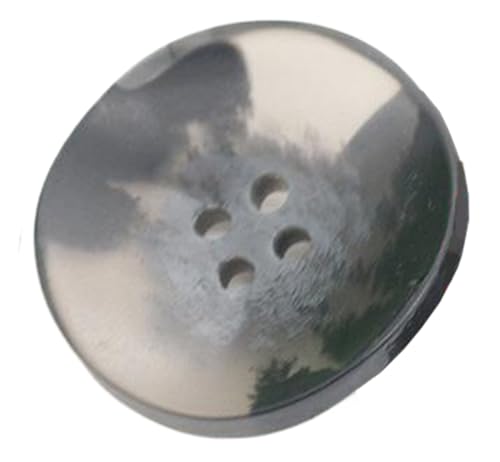 Knöpfe aus Kunstharz für Mäntel und Pullover, Grau, 23 mm, 10 Stück Knöpfe aus Kunstharz für Mäntel und Pullover, Grau, 23 mm, 10 Stück von Bihahyj