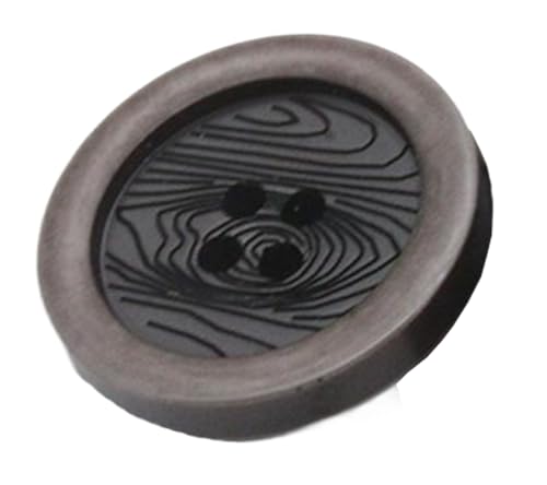 Knöpfe für Mantel und Anzug, Kunstharz, bunt, 25 mm, Grau, 10 Stück Knöpfe für Mantel und Anzug, Kunstharz, bunt, 25 mm, Grau, 10 Stück von Bihahyj