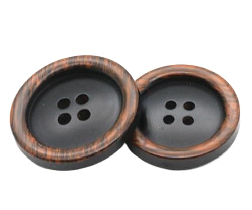 Knöpfe für Mantel und Anzug, bunt, Kunstharz, 28 mm, 10 Stück Knöpfe für Mantel und Anzug, bunt, Kunstharz, 28 mm, 10 Stück von Bihahyj