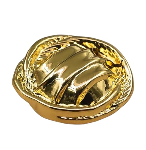 Konvexer Metallknopf für Mäntel und Jacken (Farbe 1, 20 mm) von Bihahyj