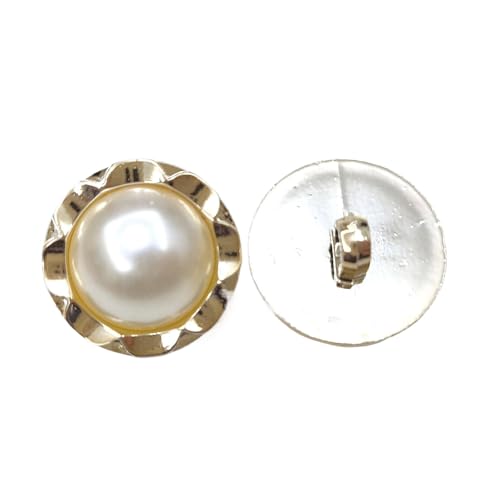 Kunststoffknöpfe für Mäntel und Strickwaren, Gold, 34L-21,0 mm von Bihahyj