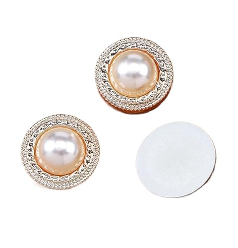 Kunststoffperlen mit flacher Rückseite für Mode und Accessoires (Farbe 1, 28L-18 mm) von Bihahyj