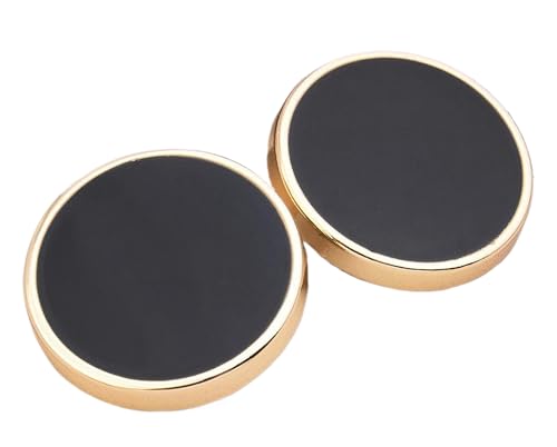 Metall-Schaftknöpfe für Jeans, Schwarz, 25 mm, 10 Stück von Bihahyj