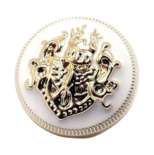 Metallknöpfe, Mantelverschlüsse, Farbe 1, 36L-23,0 mm von Bihahyj