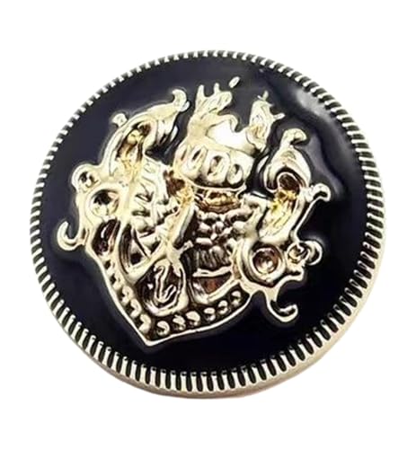 Metallknöpfe, Mantelverschlüsse, Farbe 2, 28L-18,0 mm von Bihahyj
