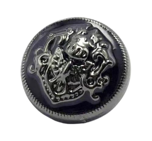 Metallknöpfe, Mantelverschlüsse, Farbe 5, 20L-12,5 mm von Bihahyj