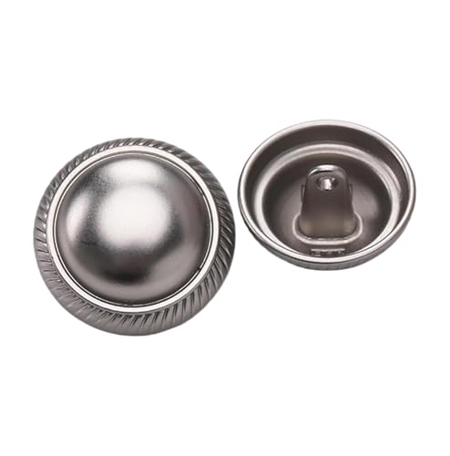 Metallknöpfe zum Aufnähen für Mäntel und Anzüge (Farbe 1, 15 mm) von Bihahyj