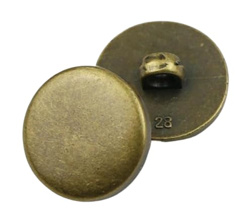 Metallknopf, Pullover, Mantel, Jacke, Knopf (Farbe 3, 28L-18,0 mm) von Bihahyj