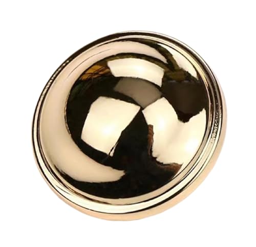 Pilzknopf mit Metallrand für Mäntel und Hemden (Farbe 1, 40L-25,0 mm) von Bihahyj