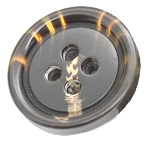 Runde Knöpfe aus Kunstharz, gemustert, Kaffee, 25 mm, 10 Stück Runde Knöpfe aus Kunstharz, gemustert, Kaffee, 25 mm, 10 Stück von Bihahyj