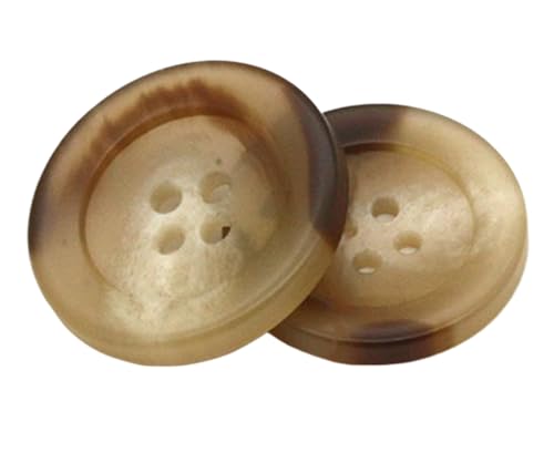Runde Knöpfe aus Kunstharz für Anzüge und Mäntel, Khaki, 23 mm, 10 Stück Runde Knöpfe aus Kunstharz für Anzüge und Mäntel, Khaki, 23 mm, 10 Stück von Bihahyj