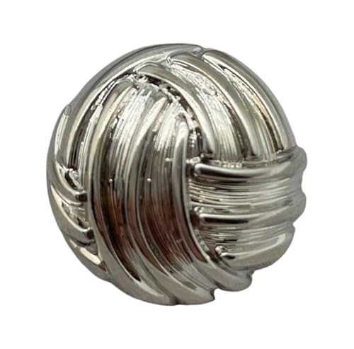 Vielseitige dekorative Metallknöpfe für Mäntel und Strickwaren (Farbe 1, 36L-23,0 mm) von Bihahyj