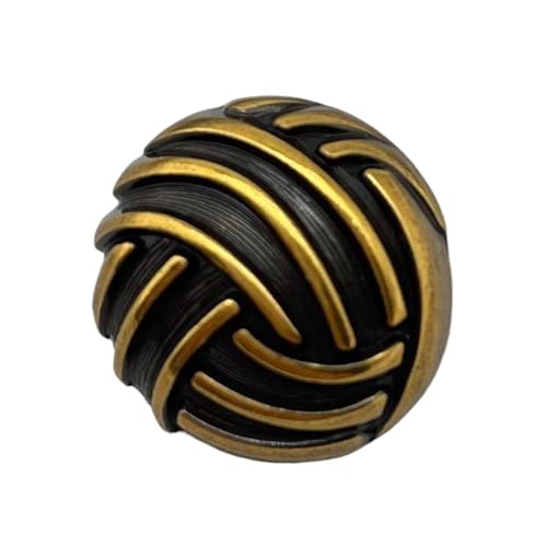 Vielseitige dekorative Metallknöpfe für Mäntel und Strickwaren (Farbe 3, 32L-20,0 mm) von Bihahyj