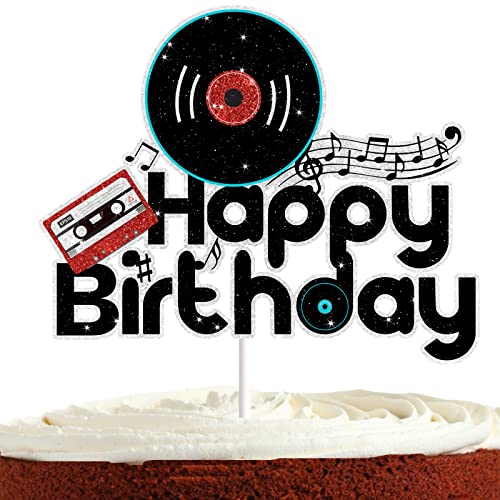 80er Jahre Vinyl Schallplatte Tortenaufsatz für Mann Frau 80er 90er Jahre Geburtstag Party Dekorationen 1980er 1990er Jahre Motto Party Supplies Retro Rock and Roll Music Note Kuchen Dekorationen 80er Jahre Vinyl Schallplatte Tortenaufsatz für Mann Frau 80er 90er Jahre Geburtstag Party Dekorationen 1980er 1990er Jahre Motto Party Supplies Retro Rock and Roll Music Note Kuchen Dekorationen von Bijeoda