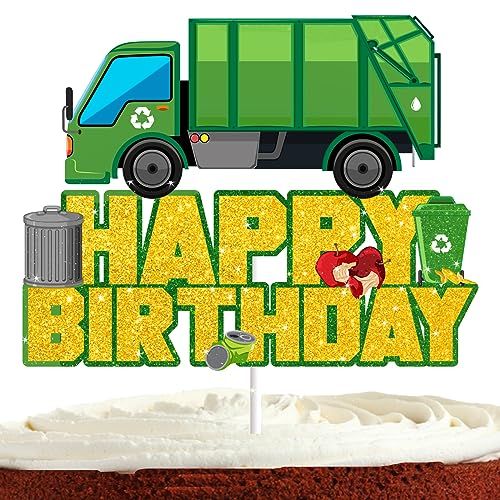 Müllwagen-Kuchenaufsatz für Jungen Mädchen LKW Geburtstag Party Supplies Müllwagen Party Dekorationen Grün Glitzer Müllwagen Kuchen Dekorationen Müllwagen-Kuchenaufsatz für Jungen Mädchen LKW Geburtstag Party Supplies Müllwagen Party Dekorationen Grün Glitzer Müllwagen Kuchen Dekorationen von Bijeoda