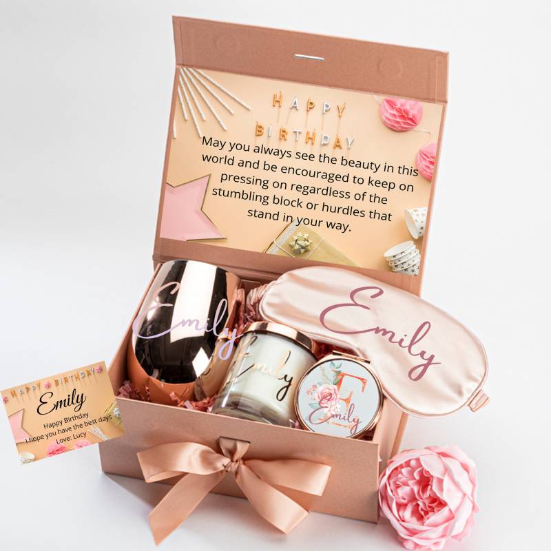 Personalisierte Geburtstagsgeschenk, Personalisierte Geschenkbox, Alles Gute Zum Geburtstaggeschenk, Geburtstagsgeschenk Für Sie von BijouxLucy
