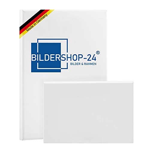 Bildershop-24 Bespannter Keilrahmen Leinwand (unbedruckt), 60x80cm, 380g/m² (100% PES), 18 mm (Standard) von Bildershop-24