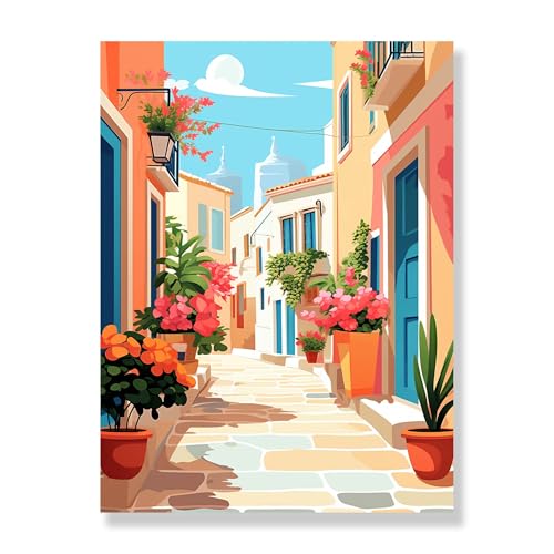Bimkole 5D Diamond Painting Kits Zubehör Landschaft, Straße Diamant Malerei Kit Voll Runde Bohrer Malen nach Zahlen Malerei Stickerei Kreuzstich Diamond Dekoration 30x40 cm Bimkole 5D Diamond Painting Kits Zubehör Landschaft, Straße Diamant Malerei Kit Voll Runde Bohrer Malen nach Zahlen Malerei Stickerei Kreuzstich Diamond Dekoration 30x40 cm von Bimkole