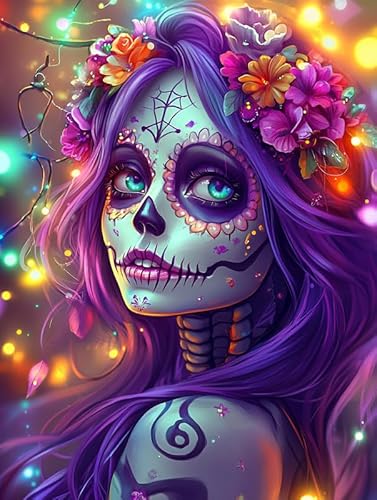 Bimkole DIY 5D Diamond Painting Kits Zubehör, Diamant Malerei Kit Skelett Voll Runde Bohrer Malen nach Zahlen Malerei Stickerei Kreuzstich Diamond Dekoration 30X40 cm z4146 Bimkole DIY 5D Diamond Painting Kits Zubehör, Diamant Malerei Kit Skelett Voll Runde Bohrer Malen nach Zahlen Malerei Stickerei Kreuzstich Diamond Dekoration 30X40 cm z4146 von Bimkole