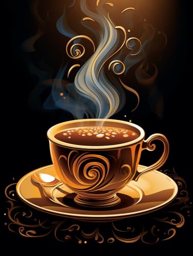 Bimkole DIY 5D Diamond Painting Kits Zubehör Kaffeetasse, Diamant Malerei Kit Voll Runde Bohrer Malen nach Zahlen Malerei Stickerei Kreuzstich Diamond Dekoration 30X40cm Bimkole DIY 5D Diamond Painting Kits Zubehör Kaffeetasse, Diamant Malerei Kit Voll Runde Bohrer Malen nach Zahlen Malerei Stickerei Kreuzstich Diamond Dekoration 30X40cm von Bimkole