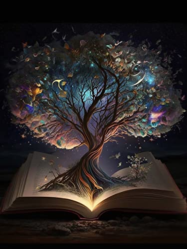 Bimkole DIY 5D Diamond Painting Zubehör Baum Des Lebens, Diamant Malerei Kit Voll Runde Bohrer Malen nach Zahlen Malerei Stickerei Kreuzstich Diamond Dekoration 30x40 cm/a136 Bimkole DIY 5D Diamond Painting Zubehör Baum Des Lebens, Diamant Malerei Kit Voll Runde Bohrer Malen nach Zahlen Malerei Stickerei Kreuzstich Diamond Dekoration 30x40 cm/a136 von Bimkole