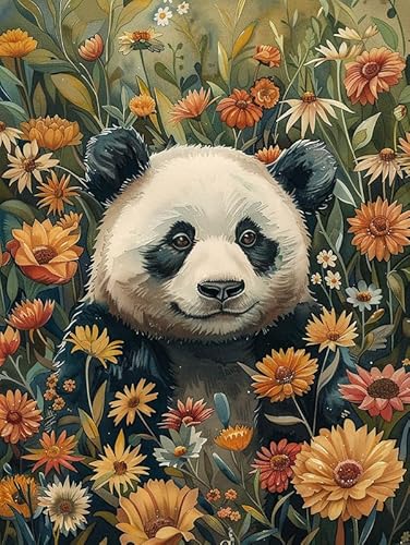 Bimkole DIY 5D Diamond Painting Zubehör Panda, Blumen Tier Diamant Malerei Kit Voll Runde Bohrer Malen nach Zahlen Malerei Stickerei Kreuzstich Diamond Dekoration 30x40cm Bimkole DIY 5D Diamond Painting Zubehör Panda, Blumen Tier Diamant Malerei Kit Voll Runde Bohrer Malen nach Zahlen Malerei Stickerei Kreuzstich Diamond Dekoration 30x40cm von Bimkole
