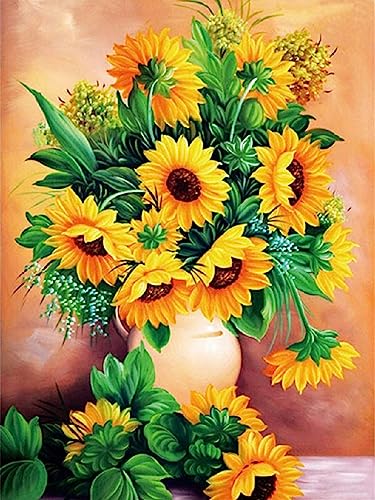 Bimkole DIY 5D Diamond Painting Zubehör Sonnenblume, Blumen Diamant Malerei Kit Voll Runde Bohrer Malen nach Zahlen Malerei Stickerei Kreuzstich Diamond Dekoration 30X40 cm Bimkole DIY 5D Diamond Painting Zubehör Sonnenblume, Blumen Diamant Malerei Kit Voll Runde Bohrer Malen nach Zahlen Malerei Stickerei Kreuzstich Diamond Dekoration 30X40 cm von Bimkole