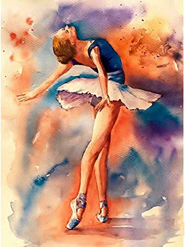 Bimkole DIY 5D Diamond Painting Zubehör Tanzendes Mädchen, Schönheit Kunstmalerei Diamant Malerei Kit Voll Runde Bohrer Malen nach Zahlen Malerei Stickerei Kreuzstich Diamond Dekoration, (30x40 cm) Bimkole DIY 5D Diamond Painting Zubehör Tanzendes Mädchen, Schönheit Kunstmalerei Diamant Malerei Kit Voll Runde Bohrer Malen nach Zahlen Malerei Stickerei Kreuzstich Diamond Dekoration, (30x40 cm) von Bimkole
