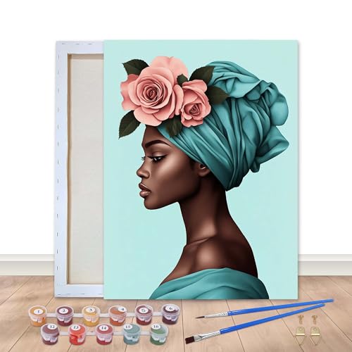 Bimkole Gerahmt Malen Nach Zahlen Erwachsene Afrikanische Frau, Ölgemälde paint by numbers kits, Acrylfarbe Anfänger Zeichnen Malen mit Pinseln Mauer Dekor Kunst 20x30 cm aw1437 Bimkole Gerahmt Malen Nach Zahlen Erwachsene Afrikanische Frau, Ölgemälde paint by numbers kits, Acrylfarbe Anfänger Zeichnen Malen mit Pinseln Mauer Dekor Kunst 20x30 cm aw1437 von Bimkole
