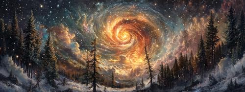 Bimkole Groß 5D Diamond Painting Kits Zubehör Universum, Wälder Diamant Malerei Kit Voll Runde Bohrer Malen nach Zahlen Malerei Stickerei Kreuzstich Diamond Dekoration 30x80 cm Bimkole Groß 5D Diamond Painting Kits Zubehör Universum, Wälder Diamant Malerei Kit Voll Runde Bohrer Malen nach Zahlen Malerei Stickerei Kreuzstich Diamond Dekoration 30x80 cm von Bimkole