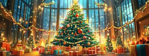 Bimkole Groß 5D Diamond Painting Kits Zubehör Weihnachtsbaum, Geschenke Diamant Malerei Kit Voll Runde Bohrer Malen nach Zahlen Malerei Stickerei Kreuzstich Diamond Dekoration 30x80 cm von Bimkole