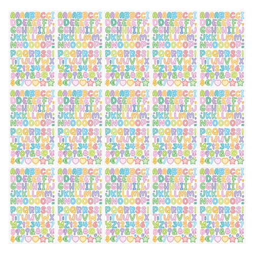 Buchstaben Aufkleber,15 Blätter Selbstklebendes Vinyl Buchstaben Zahlen Kit Bunte Klebebuchstaben Aufkleber Alphabetaufkleber Letter Stickers für Scrapbooking Grußkartendekoration DIY Basteln Buchstaben Aufkleber,15 Blätter Selbstklebendes Vinyl Buchstaben Zahlen Kit Bunte Klebebuchstaben Aufkleber Alphabetaufkleber Letter Stickers für Scrapbooking Grußkartendekoration DIY Basteln von BinPhorm
