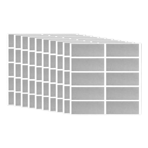 Rubbelaufkleber,100 PCS Rechteckige Rubbel Etiketten Rubbellose Selber Machen DIY Rubbeletiketten für Die Enthüllung Des Geschlechts Lotterie-Belohnungs Hochzeitsspiele Scratch off Stickers von BinPhorm
