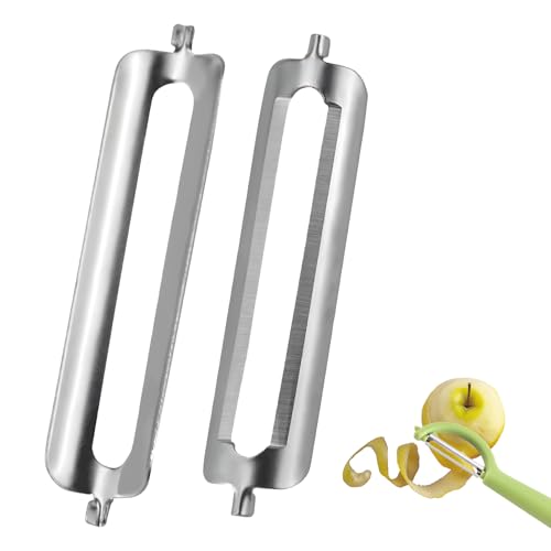 2 Stück Für Tupperware SparschäLer SchäLer Ersatzklinge GemüSeschäLer Tupperware Klingen Für SparschäLer Tupper KartoffelschäLer Klinge Tupper SparschäLer Klinge SchäLfix Vegetable Peeler Edelstahl von BinXiaoQin