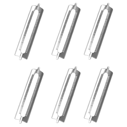 6 Stück Sparschäler,Gemüseschäler Tool,Microplane Schäler Edelstahl Ersatzteile,Ersatzklingen für Tupperware Schäler,Tupperware Orangenschäler,Sparschäler Tupperware Ersatzteile und Wmf Sparschäler von BinXiaoQin