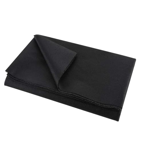 Bügelvlies 200 x 100 cm Aufbügelbarer Einlagestoff (schwarz),Bügelvlies Schwarz,Vlieseline Zum Aufbügeln Schwarz,Vliesstoff,Volumenvlies zum Aufbügeln,Bügelvlies für Taschen von BinXiaoQin