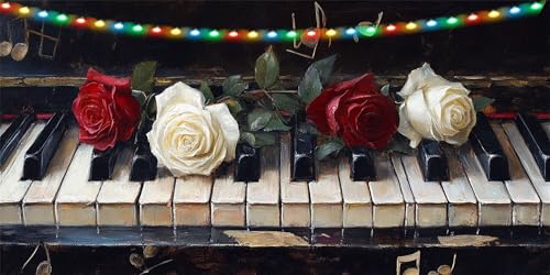 Diamond Painting Erwachsene Klavier 5D Diamond Paintings xxl 70x140cm Diamant Painting Bilder Rose, DIY Crystal Art Diamanten Malerei Stickerei Kreuzstich Mosaik Bastelset Erwachsene, Wanddeko B1-1213 Diamond Painting Erwachsene Klavier 5D Diamond Paintings xxl 70x140cm Diamant Painting Bilder Rose, DIY Crystal Art Diamanten Malerei Stickerei Kreuzstich Mosaik Bastelset Erwachsene, Wanddeko B1-1213 von Binaoung