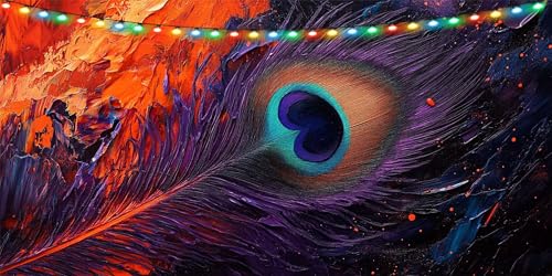 Diamond Painting Erwachsene Pfau 5D Diamond Paintings xxl 60x120cm Diamant Painting Bilder Feder, DIY Crystal Art Diamanten Malerei Stickerei Kreuzstich Mosaik Bastelset Erwachsene, Wanddeko B1-1185 Diamond Painting Erwachsene Pfau 5D Diamond Paintings xxl 60x120cm Diamant Painting Bilder Feder, DIY Crystal Art Diamanten Malerei Stickerei Kreuzstich Mosaik Bastelset Erwachsene, Wanddeko B1-1185 von Binaoung