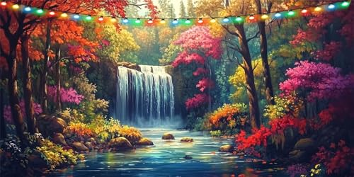 Diamond Painting Erwachsene Wasserfall 5D Diamond Paintings xxl 100x200cm Diamant Painting Bilder Wald, DIY Crystal Art Diamanten Stickerei Kreuzstich Mosaik Bastelset Erwachsene, Wanddeko B1-1193 Diamond Painting Erwachsene Wasserfall 5D Diamond Paintings xxl 100x200cm Diamant Painting Bilder Wald, DIY Crystal Art Diamanten Stickerei Kreuzstich Mosaik Bastelset Erwachsene, Wanddeko B1-1193 von Binaoung