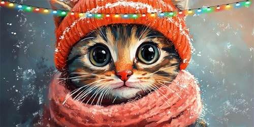 Diamond Painting Katze Diamond Painting Erwachsene Groß XXL 70x140cm, DIY Niedlich Diamant Paintings Bilder, Bastelset Erwachsene Mosaikherstellung Crystal Art Set, Deko Wohnzimmer Geschenk B1-1202 Diamond Painting Katze Diamond Painting Erwachsene Groß XXL 70x140cm, DIY Niedlich Diamant Paintings Bilder, Bastelset Erwachsene Mosaikherstellung Crystal Art Set, Deko Wohnzimmer Geschenk B1-1202 von Binaoung