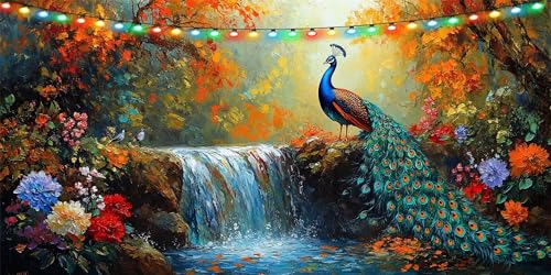 Diamond Painting Wasserfall Diamond Painting Erwachsene Groß XXL 100x200cm, DIY Pfau Diamant Paintings Bilder, Bastelset Erwachsene Mosaikherstellung Crystal Art Set, Deko Wohnzimmer Geschenk B1-1196 Diamond Painting Wasserfall Diamond Painting Erwachsene Groß XXL 100x200cm, DIY Pfau Diamant Paintings Bilder, Bastelset Erwachsene Mosaikherstellung Crystal Art Set, Deko Wohnzimmer Geschenk B1-1196 von Binaoung