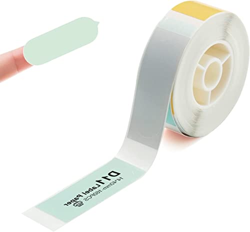 Mini-Etikettenpapier kompatibel für NIIMBOT D11 D110 D101 Drucker, wasserfest, ölfest, kratzfest, thermisch, selbstklebend, 12 x 40 mm (5 Colors) von Binardat