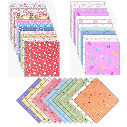 Binblin Origami Papier 14 x 14 cm,10 Farben 216Blatt,Origami Set,Origami-Papier,Buntes Papier Faltblätter Farbiges Papier für DIY Kunst und Bastelprojekte von Binblin