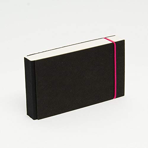 Bindewerk Notizblock Journalist, Farbe:pink, Format:8 x 14 cm. 96 Blatt blanko von Bindewerk