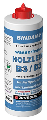 Bindulin Bindan-F wasserfester Holzleim B3/D3 BF 1000 gr. von Bindulin