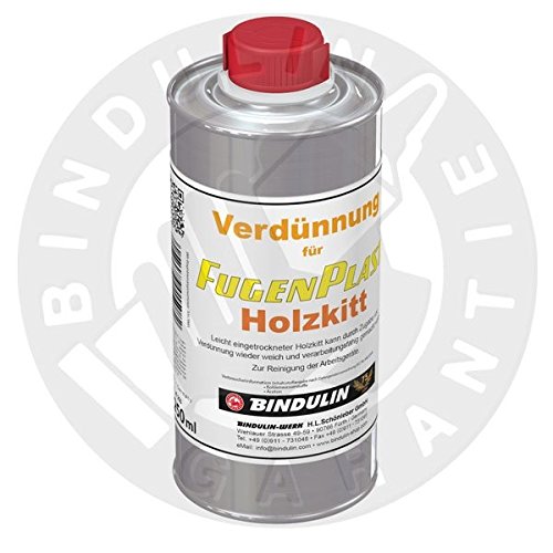 Verdünnung Fugenplast Holzkitt (250 ml Flasche) von Bindulin