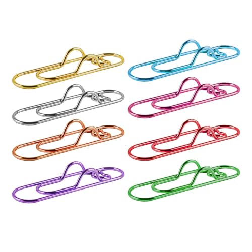 8 Stück Stiftklammern Aus Metall | Metall-Büroklammern | Buchstifthalter Stiftklammern | Büroklammer-Stifthalter | Notizbuch-Stiftklammern | Für Tägliches Lernen, Arbeit, Reisen 8 Stück Stiftklammern Aus Metall | Metall-Büroklammern | Buchstifthalter Stiftklammern | Büroklammer-Stifthalter | Notizbuch-Stiftklammern | Für Tägliches Lernen, Arbeit, Reisen von Biniveil